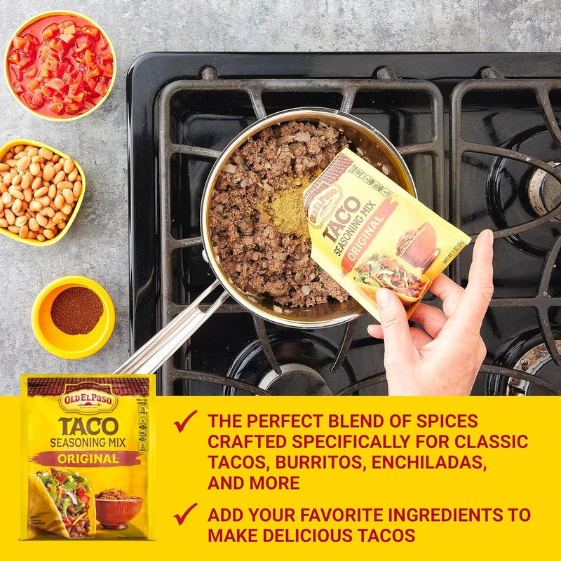 Old El Paso Original Taco Seasoning Mix 10 Pack - Image 4